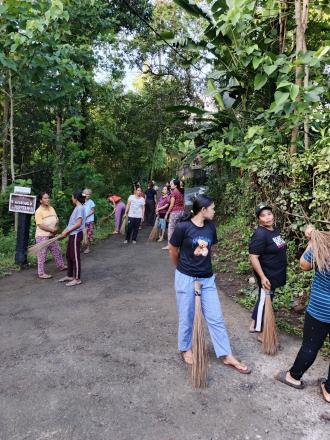 Kegiatan Gotong Royong Banjar Dinas Gandongan Cendana